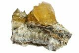 Golden Beam Calcite Crystal Cluster - Morocco #159519-2
